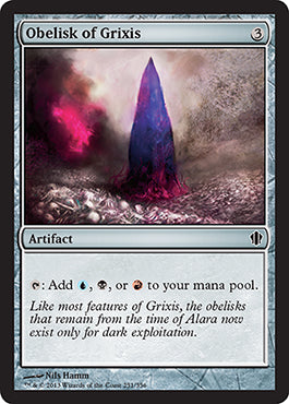 Obelisk of Grixis (Commander 2013 Edition) Near Mint
