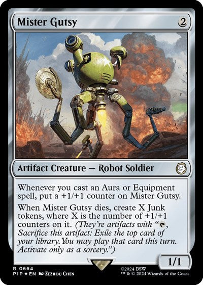 Mister Gutsy (Surge Foil) (Universes Beyond: Fallout) Near Mint