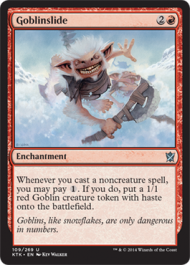 Goblinslide (Khans of Tarkir) Near Mint Foil
