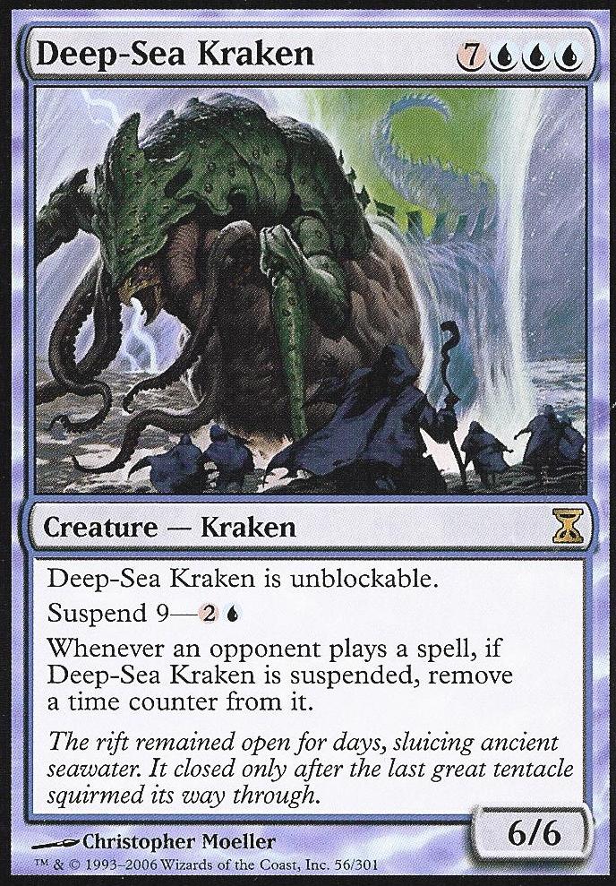 Deep-Sea Kraken (Time Spiral) Near Mint Foil