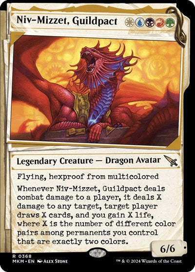 Niv-Mizzet, Guildpact (Showcase) (368) (Murders at Karlov Manor) Near Mint