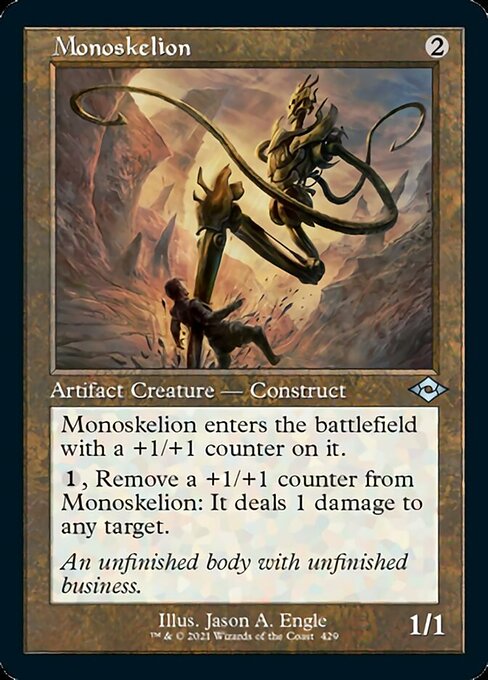 Monoskelion (Retro Frame) (Modern Horizons 2) Near Mint Etched Foil