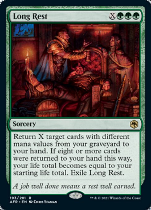 Long Rest (Adventures in the Forgotten Realms) Near Mint Foil