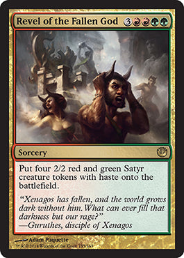 Revel of the Fallen God (Journey into Nyx) Near Mint Foil