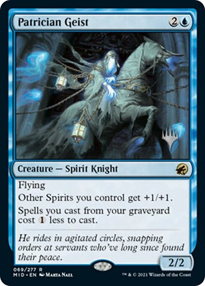 Patrician Geist (Promo Pack: Innistrad: Midnight Hunt) Near Mint