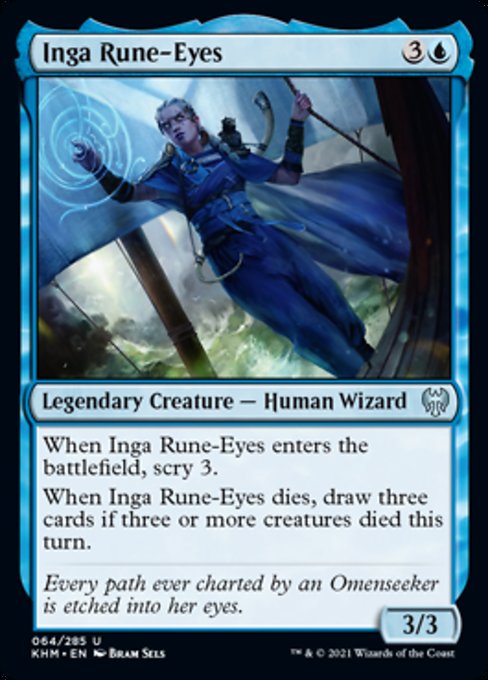 Inga Rune-Eyes (Kaldheim) Near Mint