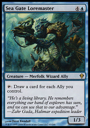 Sea Gate Loremaster (Zendikar) Near Mint