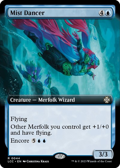Mist Dancer (Extended Art) (Commander: The Lost Caverns of Ixalan) Near Mint