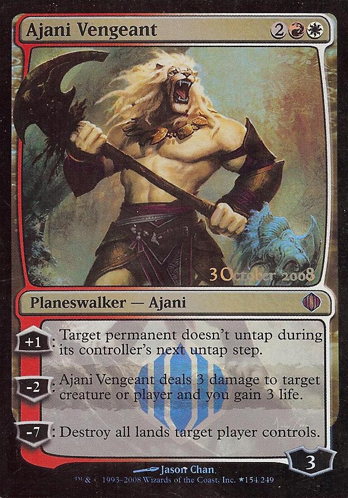 Ajani Vengeant (SA Prerelease) (Promotional Cards) Near Mint Foil