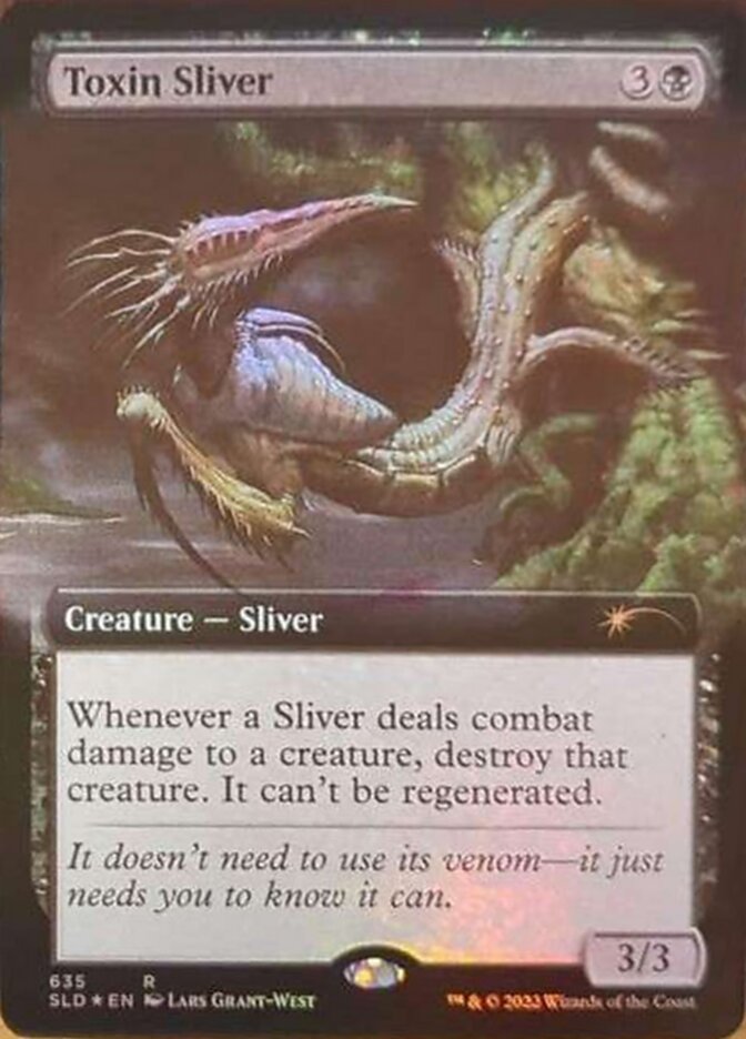Toxin Sliver (Extended Art) (Secret Lair) Near Mint