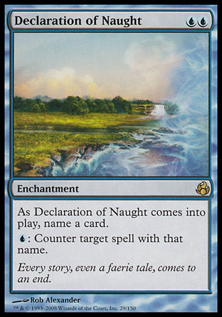 Declaration of Naught (Morningtide) Near Mint Foil
