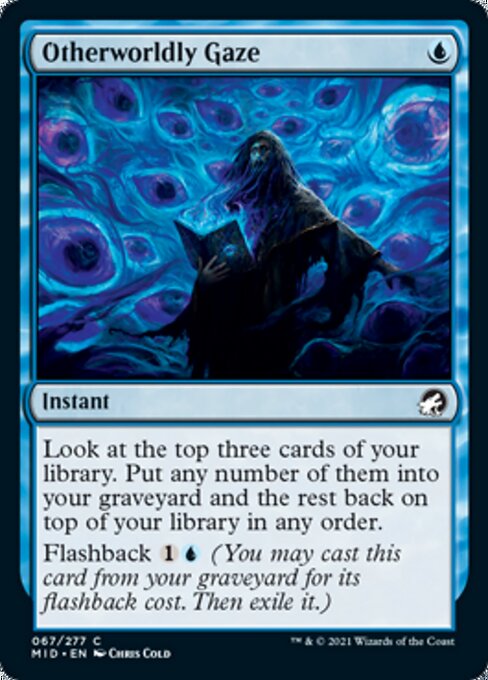 Otherworldly Gaze (Innistrad: Midnight Hunt) Near Mint Foil
