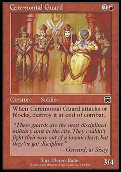 Ceremonial Guard (Mercadian Masques) Near Mint