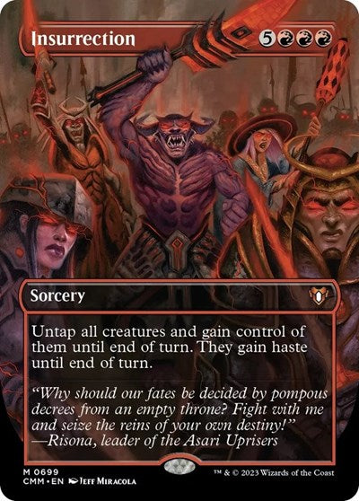 Insurrection (Borderless) (Commander Masters) Near Mint