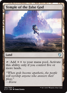 Temple of the False God (Commander 2017) Near Mint