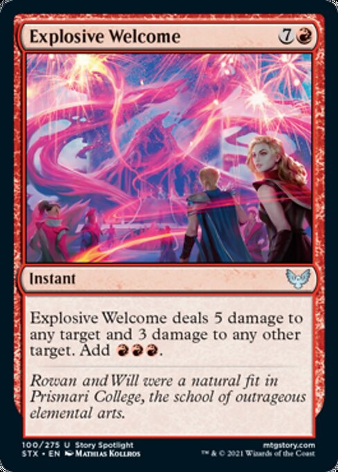 Explosive Welcome (Strixhaven) Near Mint