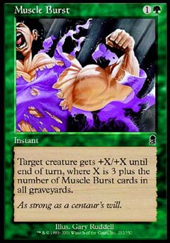 Muscle Burst (Odyssey) Near Mint Foil