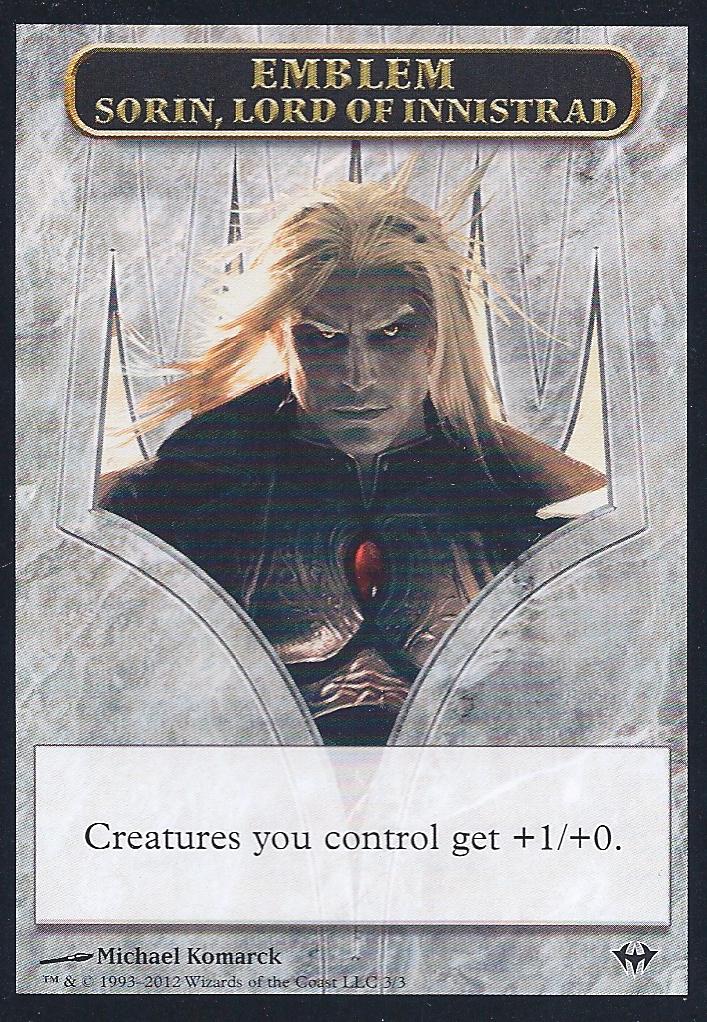Emblem Sorin Lord of Innistrad (Dark Ascension) Near Mint