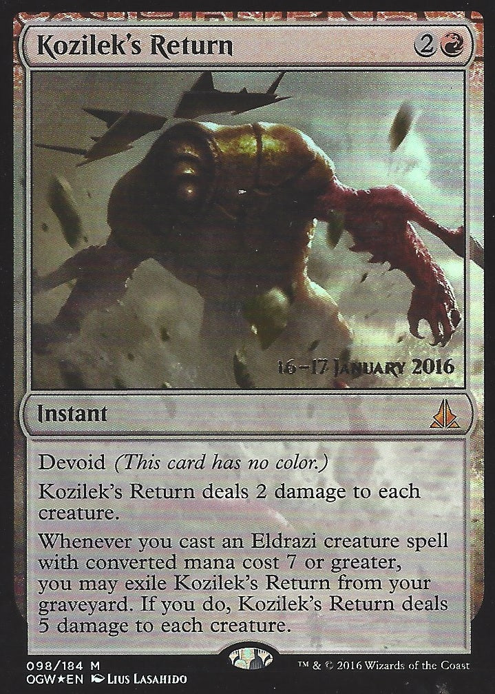 Kozilek s Return (Prerelease) (Promotional Cards) Near Mint Foil
