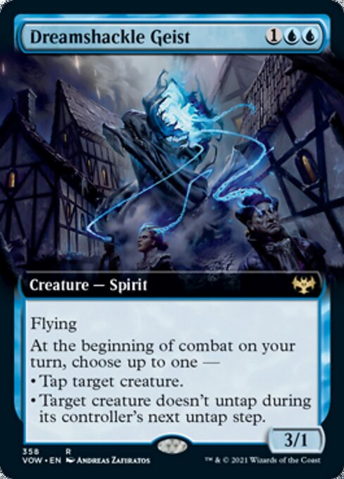 Dreamshackle Geist (Extended Art) (Innistrad: Crimson Vow) Near Mint