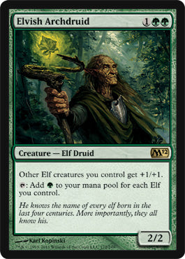 Elvish Archdruid (Magic 2012 Core Set) Near Mint Foil