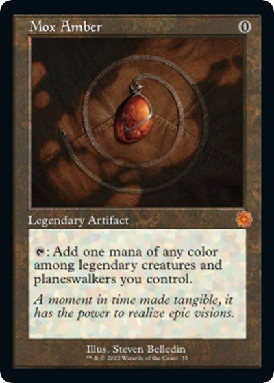 Mox Amber (The Brothers' War: Retro Frame Artifacts) Near Mint