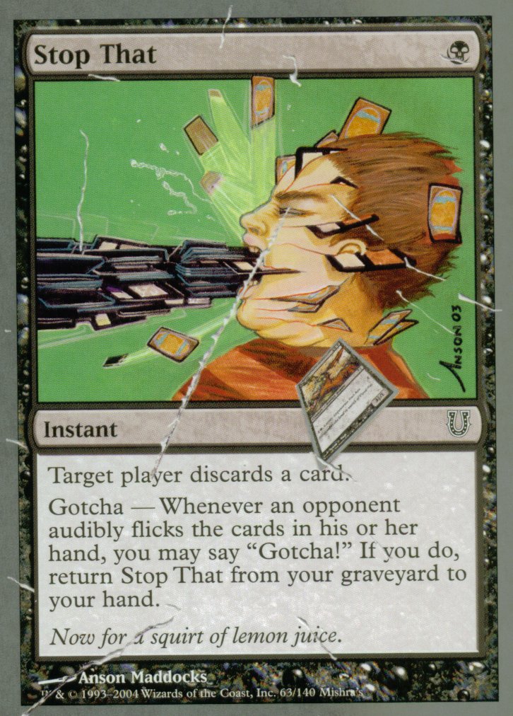 Stop That (Unhinged) Near Mint
