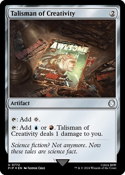 Talisman of Creativity (Surge Foil) (Universes Beyond: Fallout) Near Mint