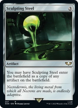 Sculpting Steel (Surge Foil) (Universes Beyond: Warhammer 40K) Near Mint