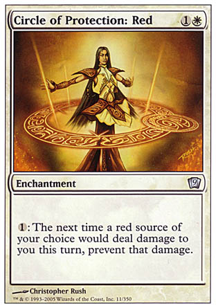 Circle of Protection: Red (9th Edition) Near Mint Foil