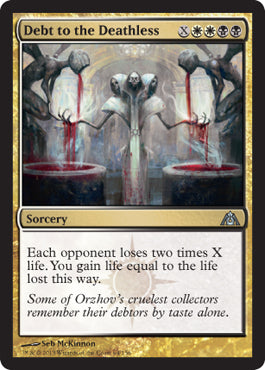 Debt to the Deathless (Dragon's Maze) Near Mint Foil