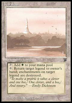 Karakas (Legends) Near Mint Italian