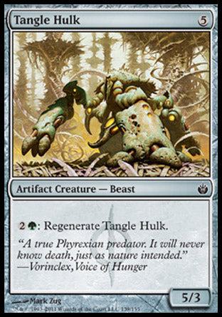 Tangle Hulk (Mirrodin Besieged) Light Play Foil