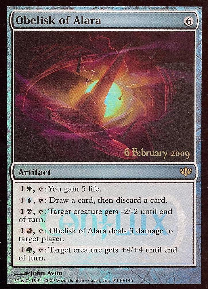 Obelisk of Alara (CF Prerelease) (Promotional Cards) Near Mint