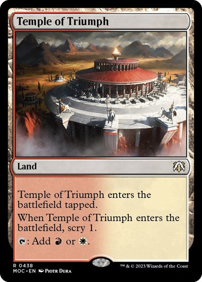 Temple of Triumph (Commander: March of the Machine) Near Mint
