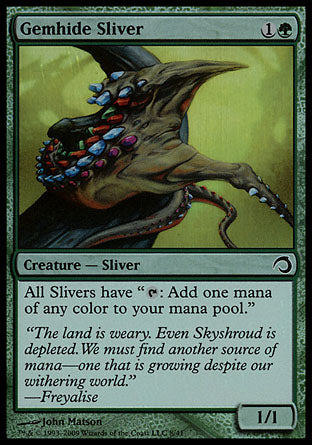 Gemhide Sliver (Premium Deck Series: Slivers) Light Play Foil