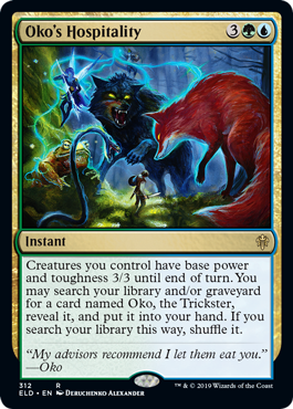 Oko's Hospitality (Throne of Eldraine) Near Mint