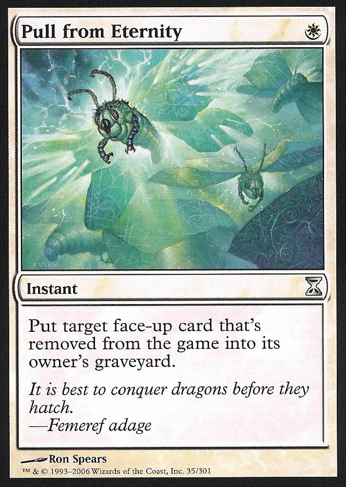 Pull from Eternity (Time Spiral) Near Mint Foil