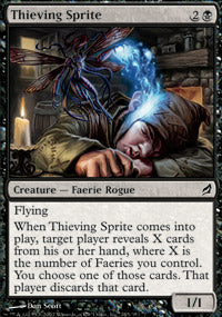 Thieving Sprite (Lorwyn) Near Mint Foil