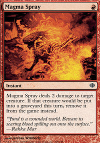 Magma Spray (Shards of Alara) Near Mint Foil