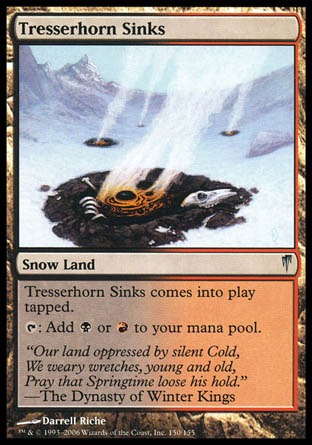 Tresserhorn Sinks (Coldsnap) Near Mint Foil