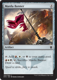 Mardu Banner (Khans of Tarkir) Near Mint