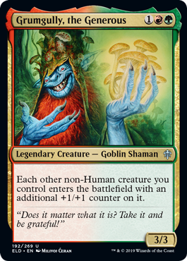 Grumgully, the Generous (Throne of Eldraine) Near Mint Foil