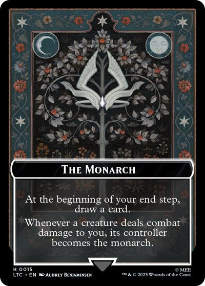 The Monarch / Treasure Double-sided Token (Commander: The Lord of the Rings: Tales of Middle-earth) Near Mint