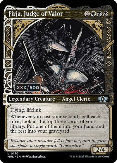 Firja, Judge of Valor (Serialized) (March of the Machine: Multiverse Legends) Near Mint