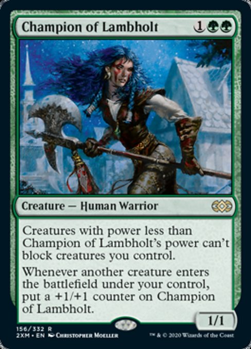 Champion of Lambholt (Double Masters) Near Mint Foil