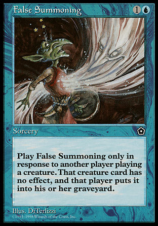 False Summoning (Portal Second Age) Near Mint