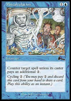 Miscalculation (Urza's Legacy) Near Mint Foil