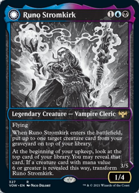 Runo Stromkirk / Krothuss, Lord of the Deep (Showcase 327) (Innistrad: Crimson Vow) Near Mint
