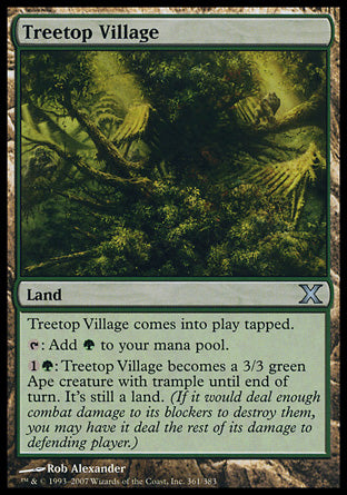 Treetop Village (10th Edition) Light Play Foil